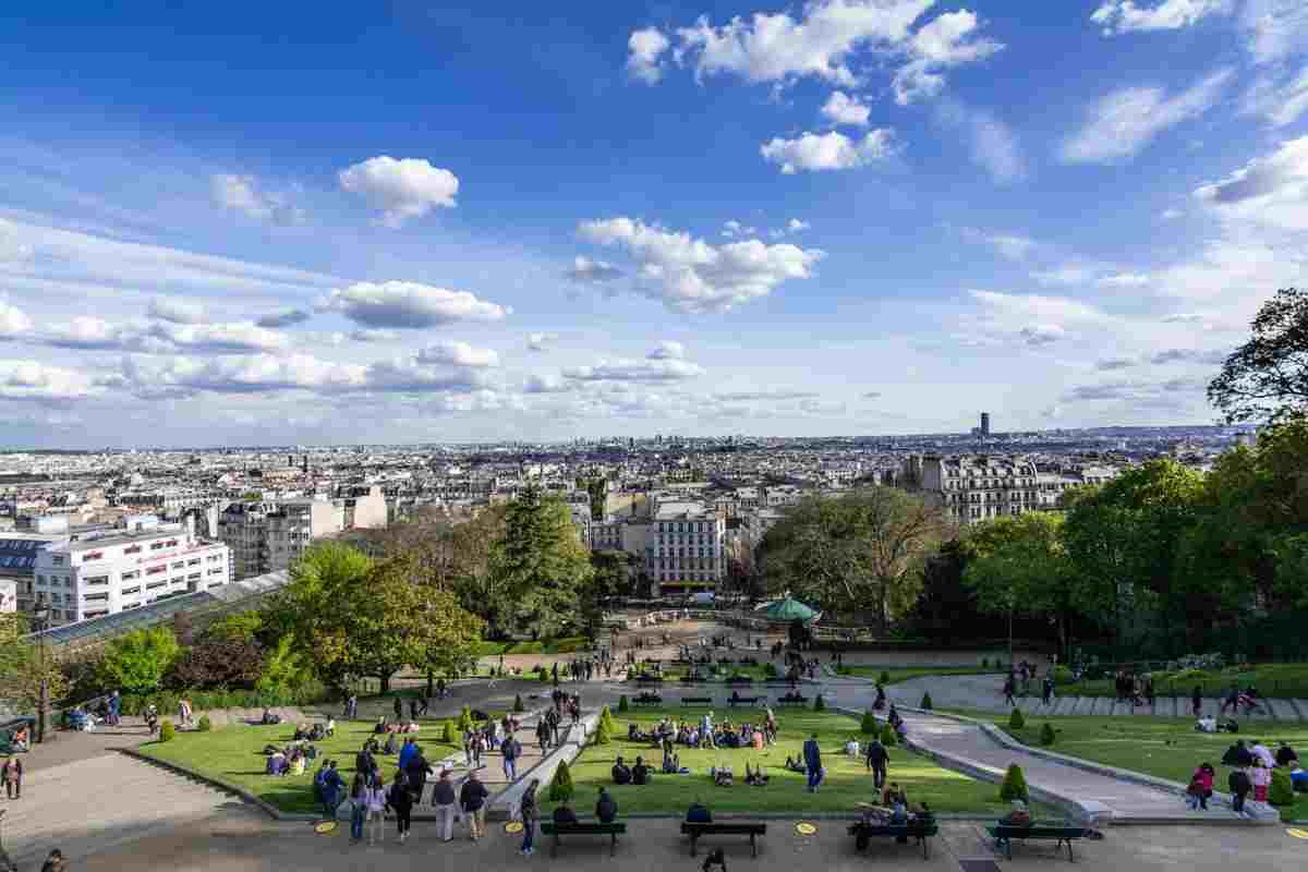 Vista di Montmartre, Parigi